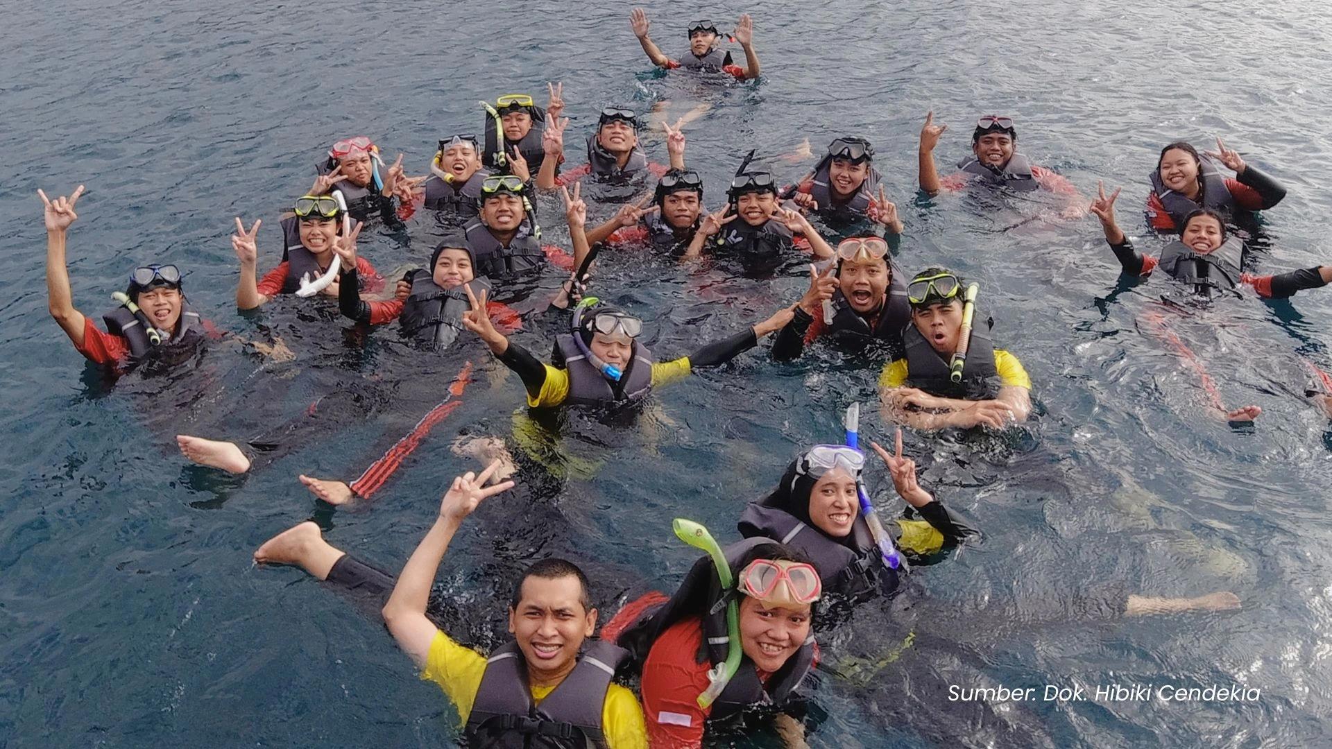 Snorkeling Jadi Penutup Pelepasan CPMI Angkatan 23
